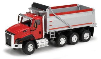Cat CT660 Dump Truck Red and Black.